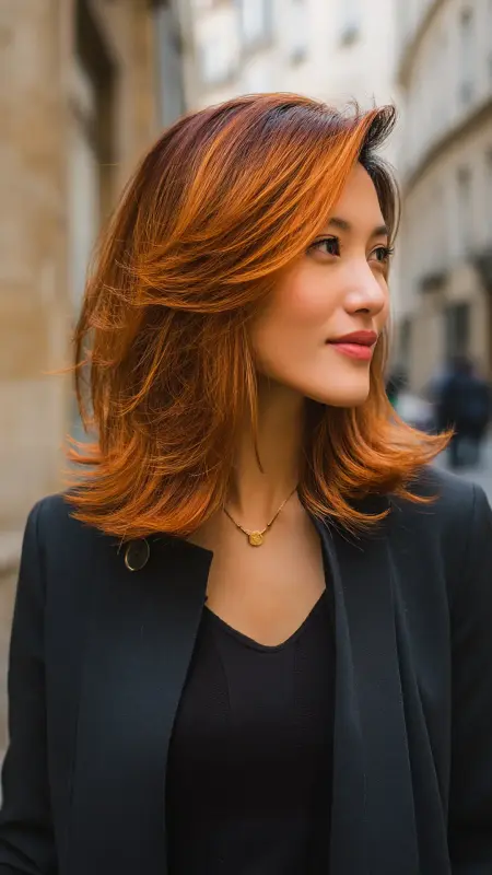 Mid-Length Cut with Curtain Layers - Youthful haircuts