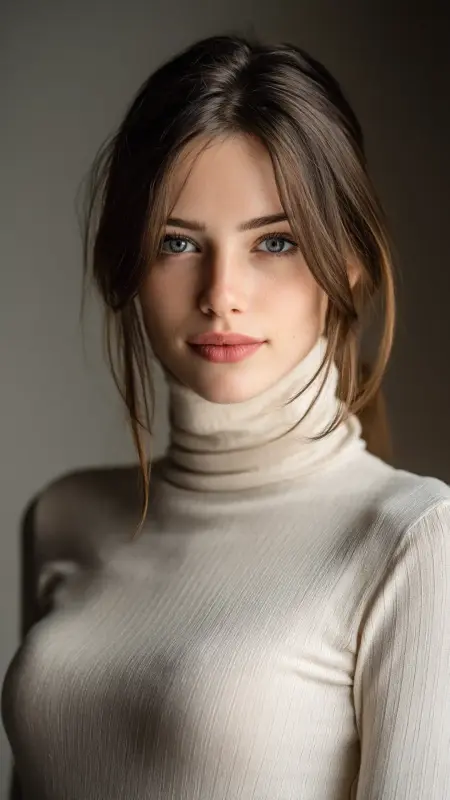 Minimalist Blowout with Subtle Curtain Bangs - Blowout with curtain bangs