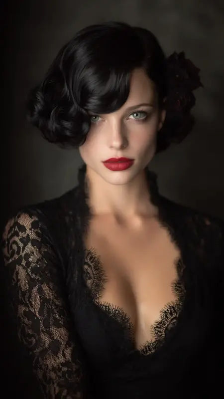 Pin Curl Bob - 50s bob