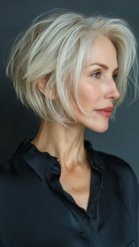 Pixie Bob Hybrid - Pixie Cut Hairstyles For Older Women