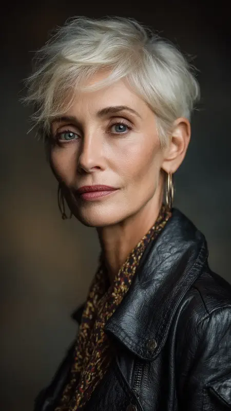Pixie Bob with Tapered Neck - bob hair styles for women over 50