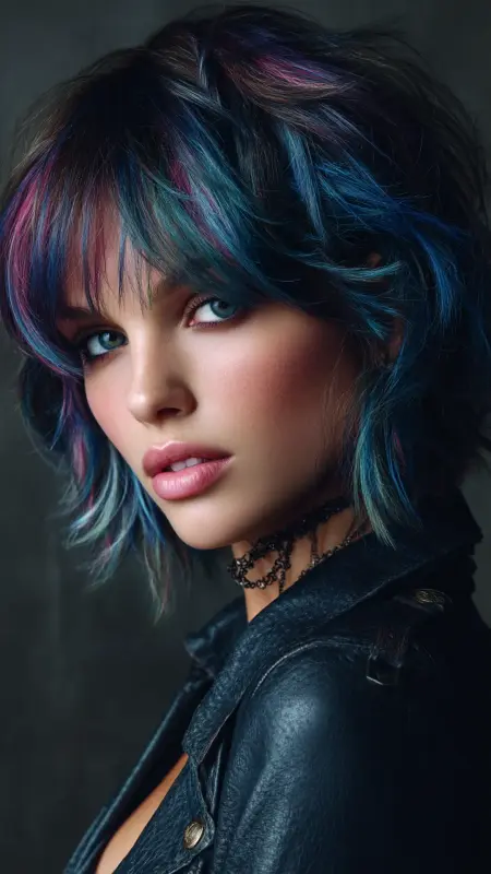 Enchanted Prism Bob—A Captivating Color Symphony - Prism Hair