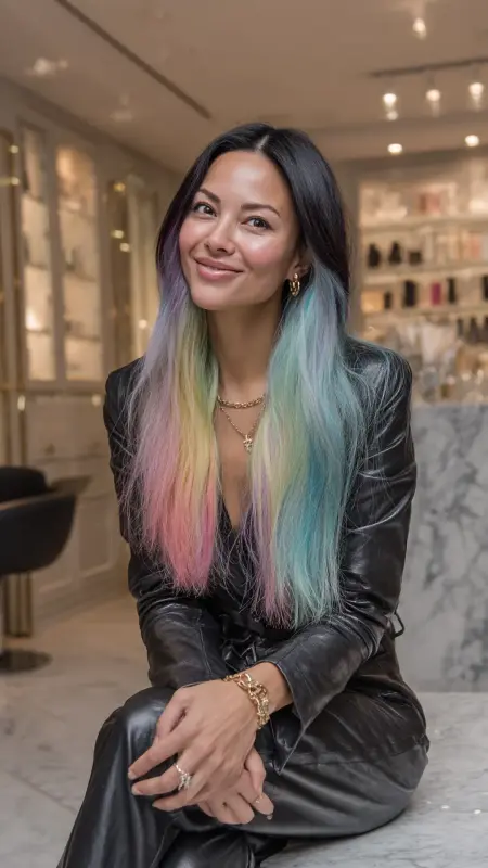 Radiant Rainbow Prism: A Hair Odyssey - Prism Hair