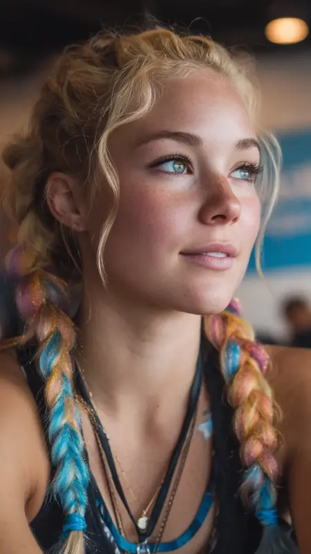 Kaleidoscope Braids: A Splash of Color & Flair - Prism Hair