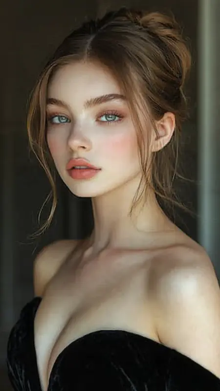 Whimsical Waves Updo: Perfect for Strapless Dress Magic - Prom Hairstyles for Strapless Dresses