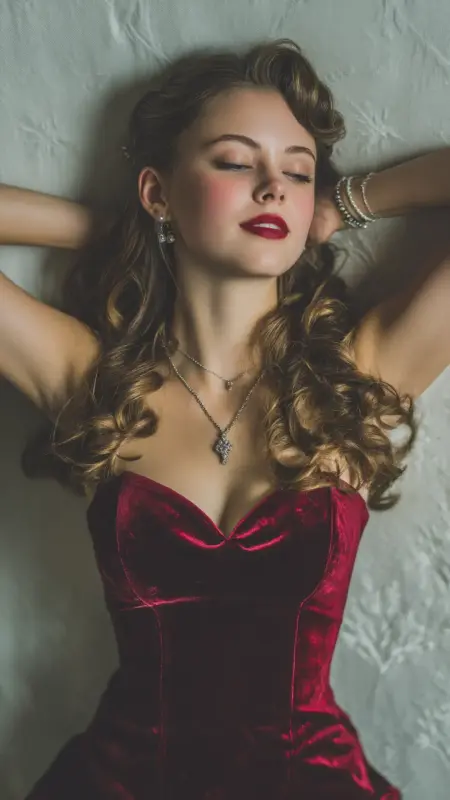 Enchanted Chocolate Cascades - Prom Hairstyles for Strapless Dresses