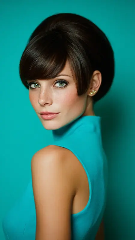 Retro Bob with Beehive Crown - Retro bob hairstyles