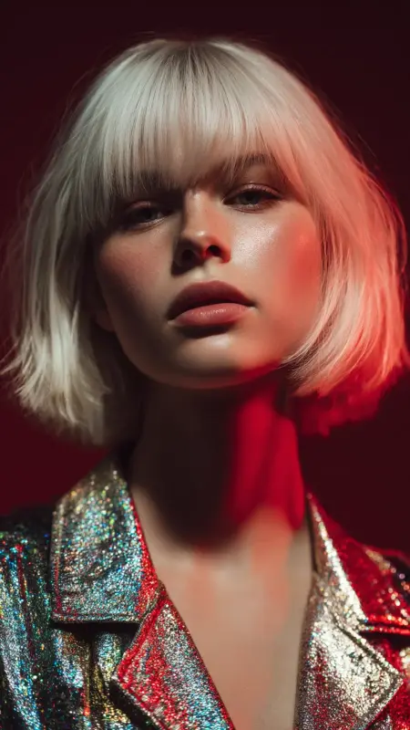 Retro Bob with Blunt Micro Fringe - Retro bob hairstyles