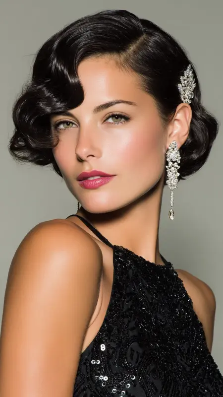Retro Bob with Finger Waves - Retro bob hairstyles