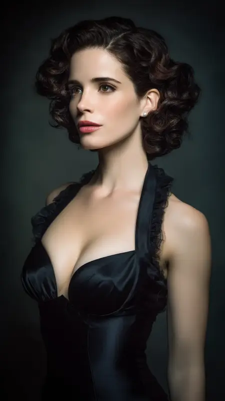 Retro Finger Wave Pixie Perm - Permed pixie hairstyles