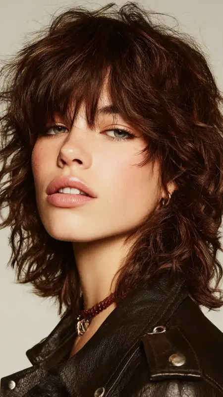 Retro-Inspired Shag - Timeless haircut