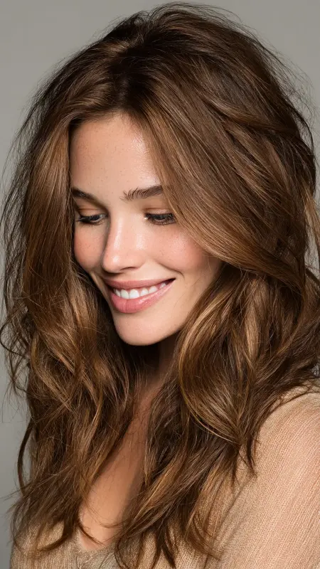 Rich Toffee Highlights - Classy hair color ideas