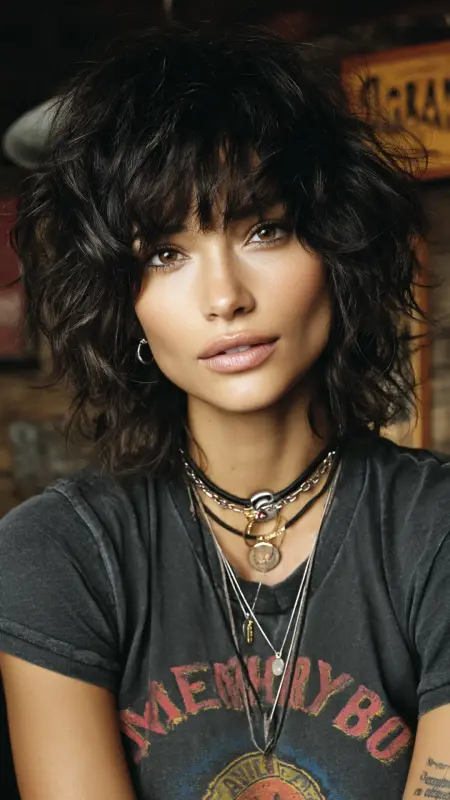 Shaggy Feathered Bob - Feathered Bob Hairstyles