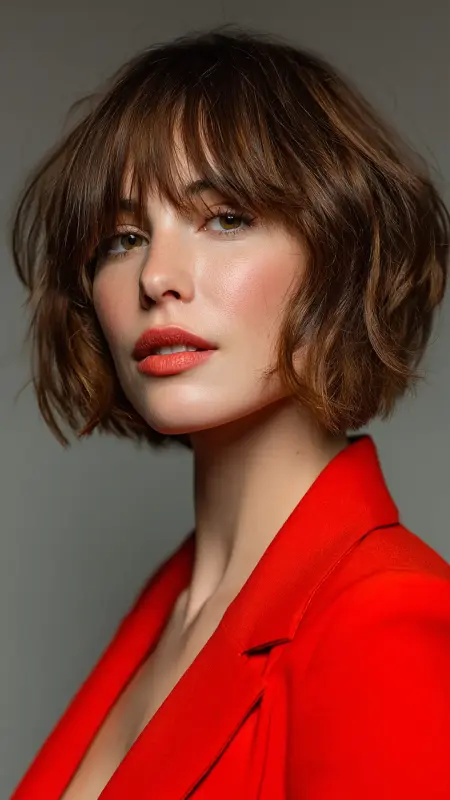 Short Butterfly Layers Bob - Butterfly Layers