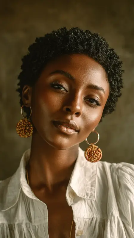 Short Crochet TWA Teeny Weeny Afro - short crochet hairstyles