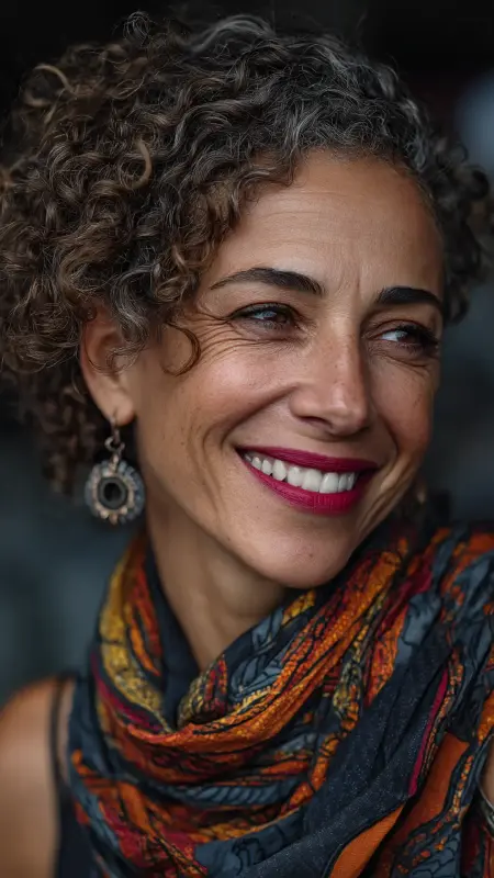 Short Curly Layers - Short Layered Hairstyles For Older Women