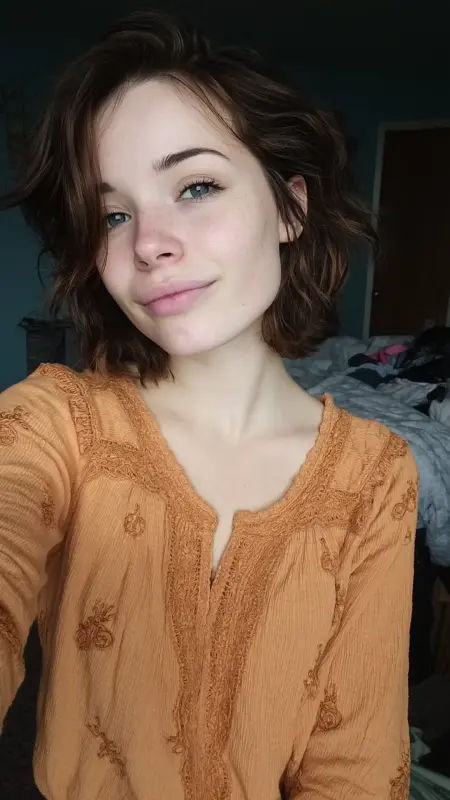 Effortlessly Chic: The Wavy Bob in Sultry Espresso - Short alt hair