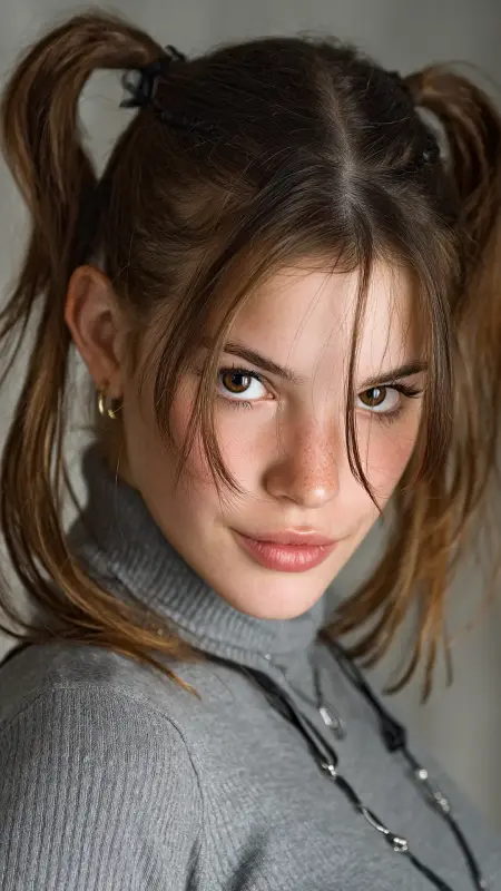Sleek Pigtails - Y2k haircuts