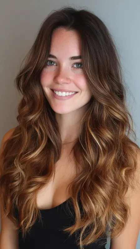 Soft Caramel Balayage - Classy hair color ideas