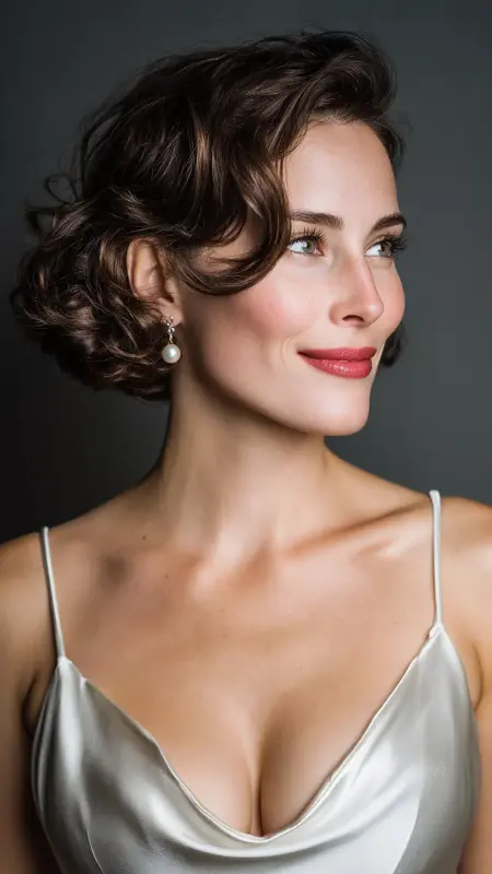 Soft Curled Vintage Bob - Vintage bob hairstyle