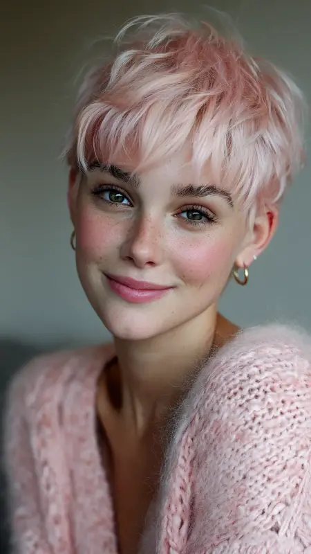 Soft Feminine Pixie - Pixie Haircuts For Fine Hair