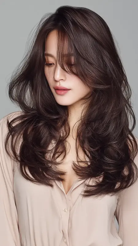 Soft Layered Curls - Digital Perm