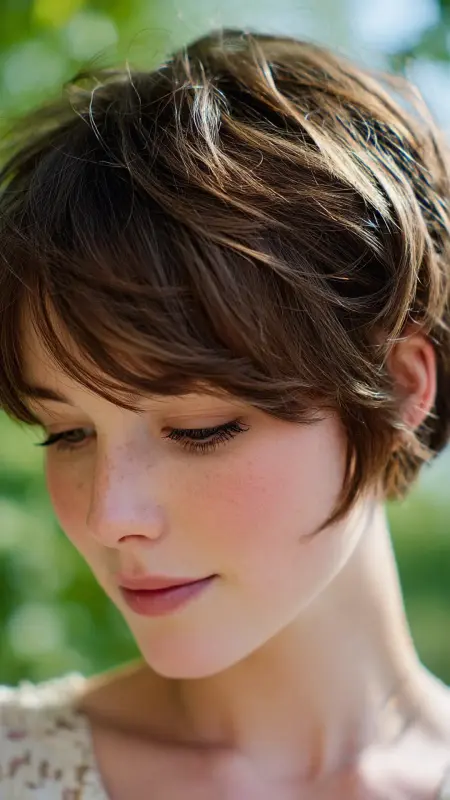 Soft Layered Pixie - Youthful haircuts