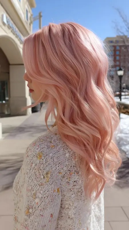 Soft Rose Gold Tint - Low maintenance hair color