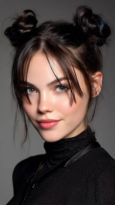 Space Buns - Y2k haircuts