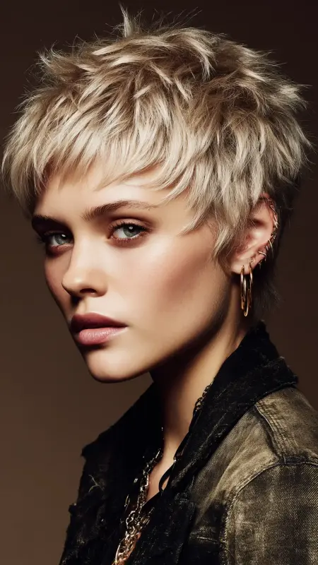 Spiky Pixie Cut - Y2k haircuts