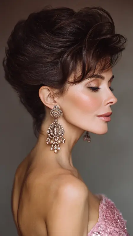 Stacked Bob with Sculpted Crown Volume - Stacked Bob Haircut For Fine Hair