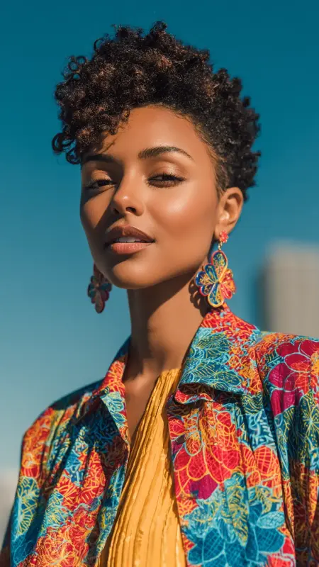 Tapered Afro - Youthful haircuts