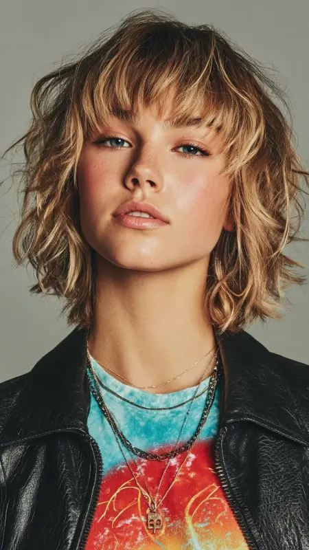 Textured Feathered Bob - Feathered Bob Hairstyles