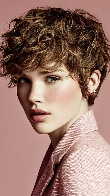 Textured Pixie Perm - Digital Perm