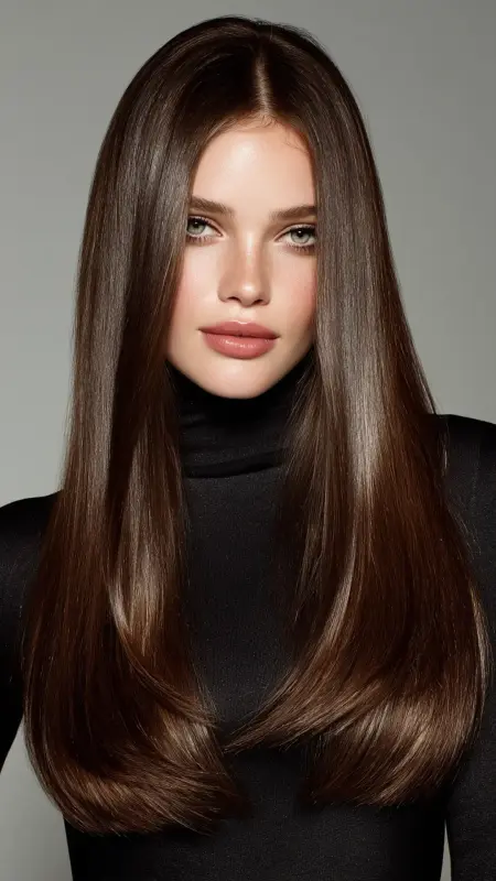 The Long Sleek Layers - Sophisticated haircut