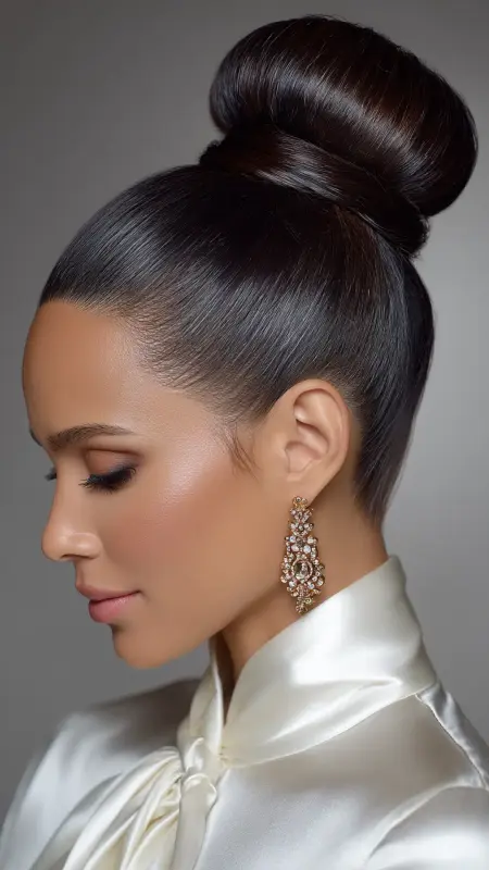 The Sophisticated Top Knot - Sophisticated haircut