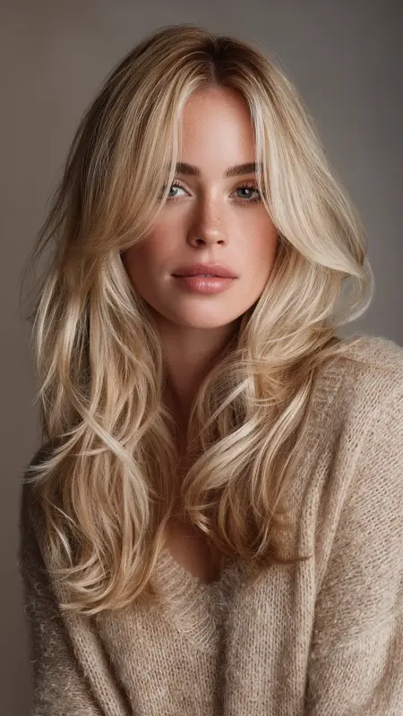 The Textured Long Layers - Sophisticated haircut