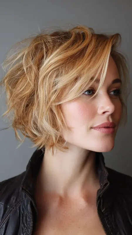 Tousled Shaggy Bob - Timeless haircut