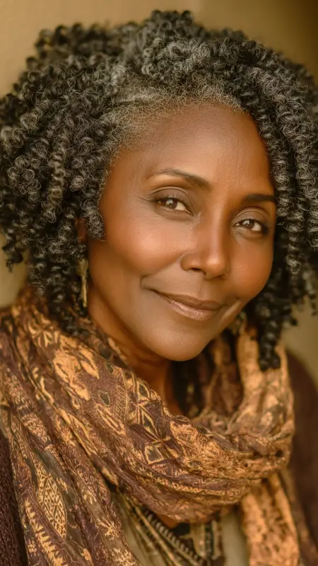 Twist-Out Curls - Hairstyles For Women Over 60 With Curly Hair