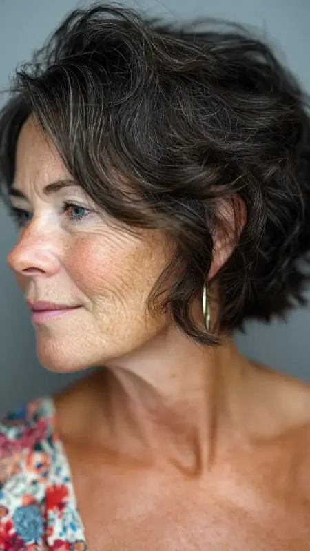 Wedge Bob with Tapered Back - bob hair styles for women over 50