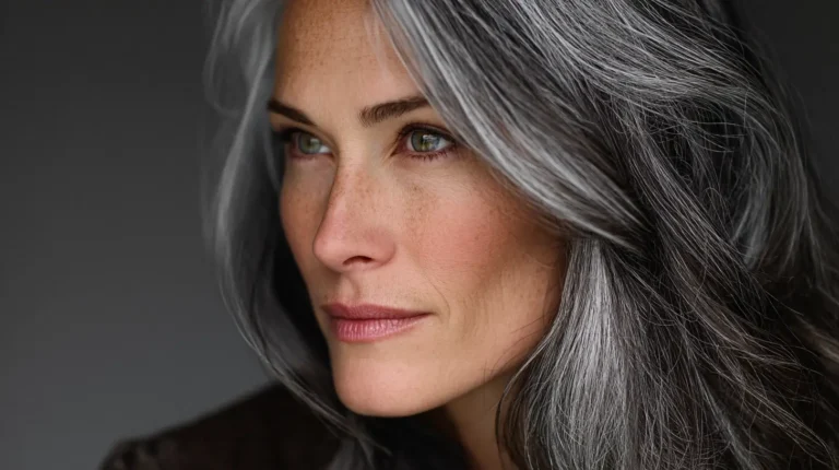 cover grey hair with highlights 1