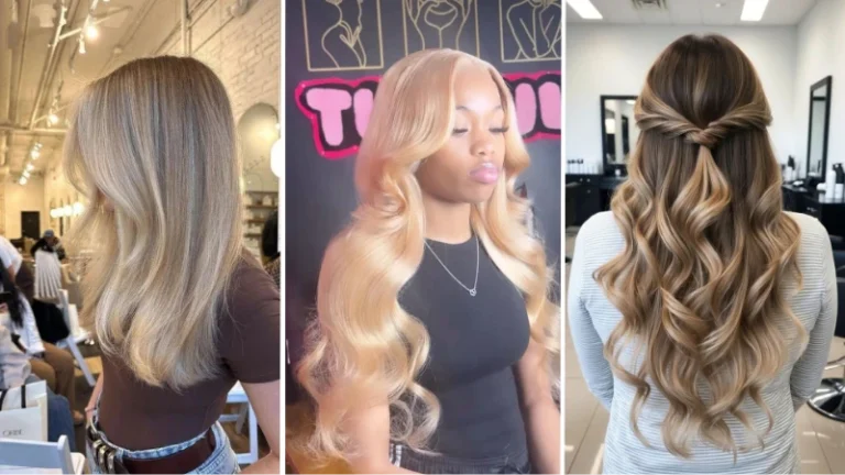blonde hair