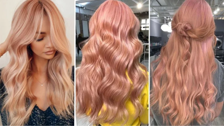 rose gold hair