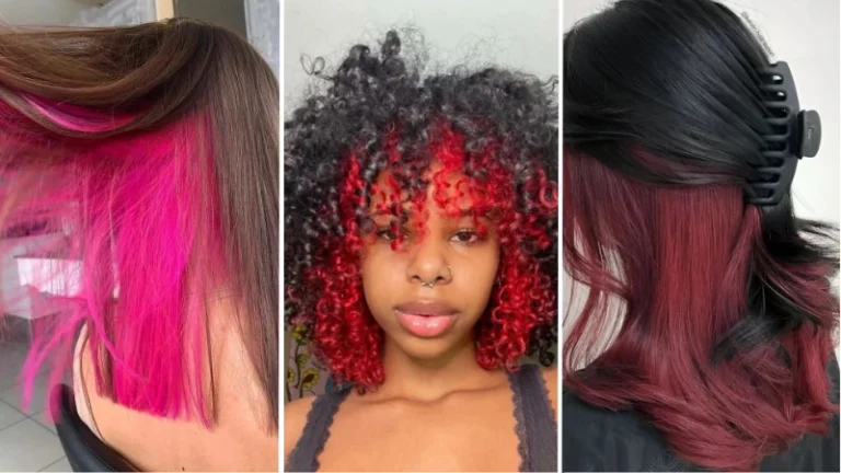 under hair dye ideas