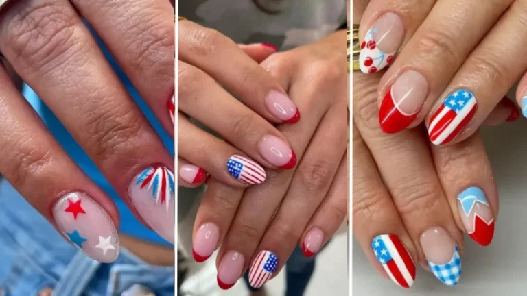 4th of july nails 1