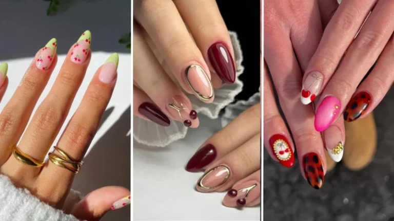 cherry nail art 1