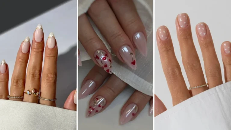 valentines classy nails 1