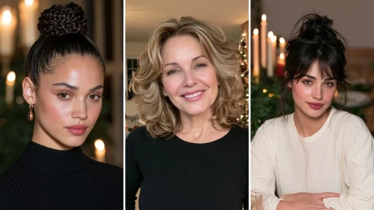 christmas dinner hairstyles 1