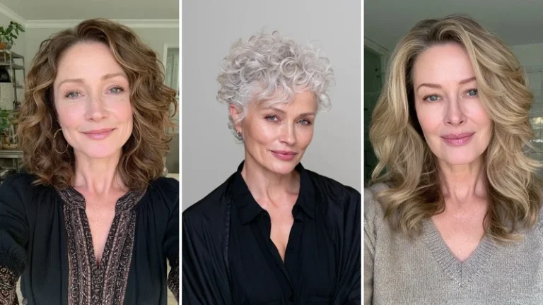 hairstyles for older women with thick hair 1