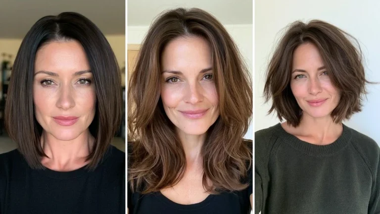 hairstyles for women over 40 with thin hair 1